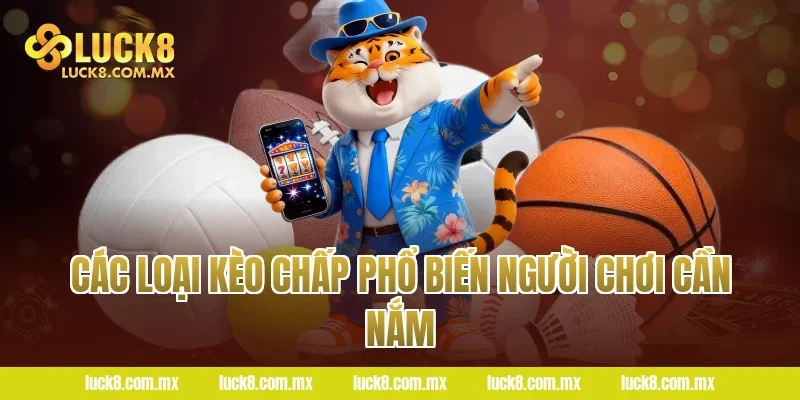 Các loại kèo chấp phổ biến người chơi cần nắm